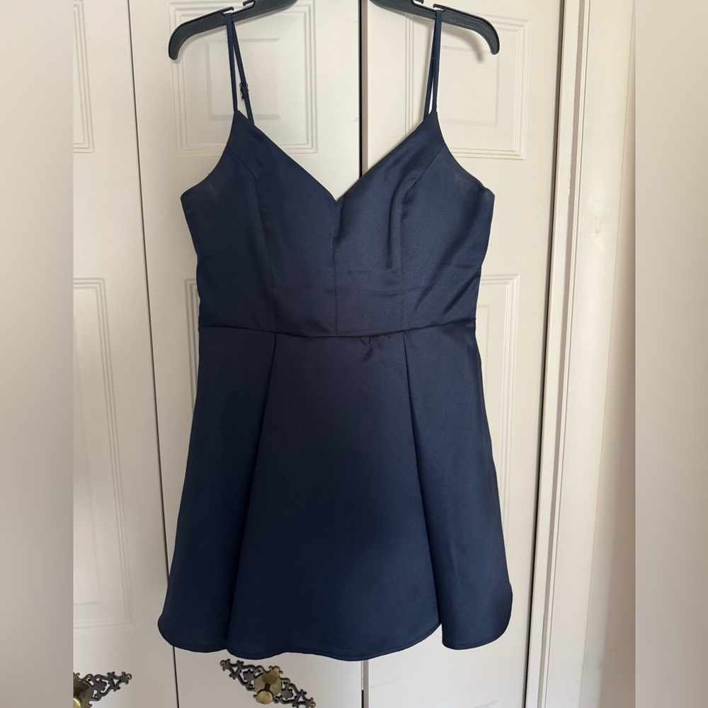 Windsor Midnight Blue Formal Mini Dress